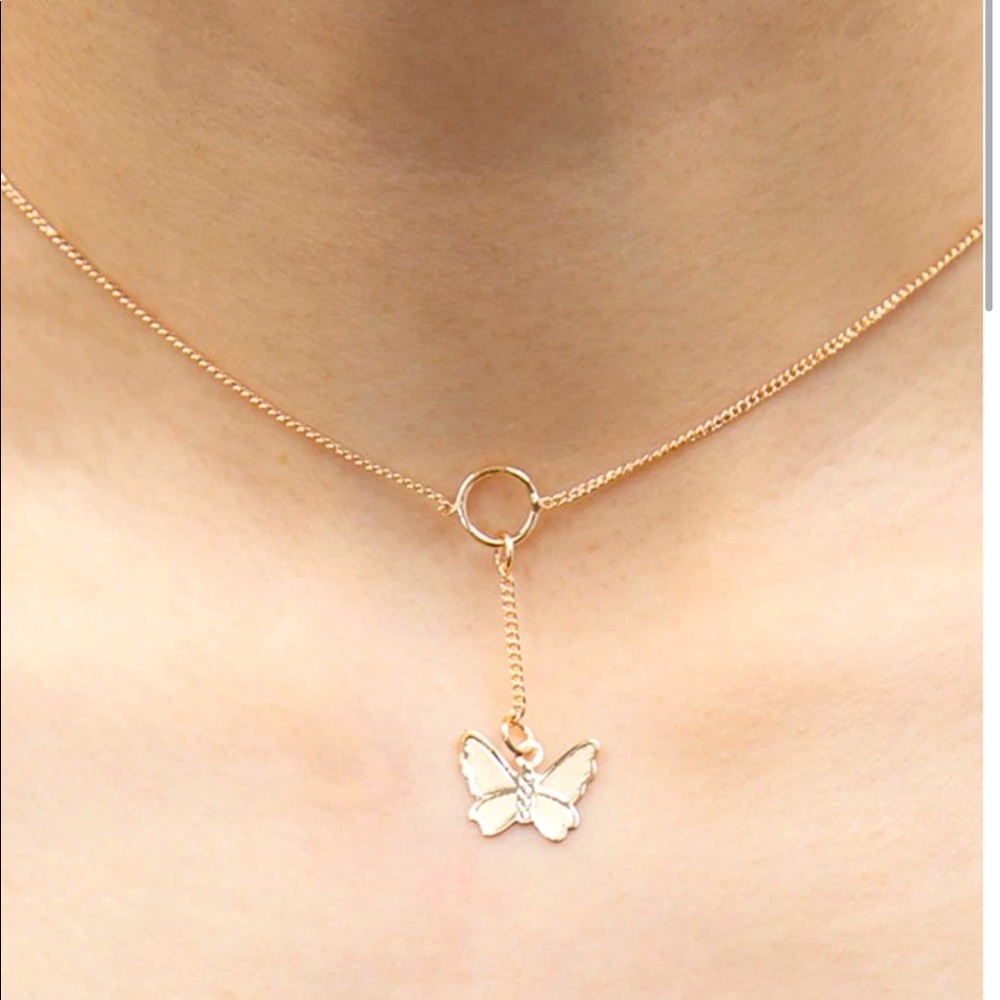 Brandy Melville Butterfly necklace